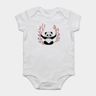 Panda Yoga Pose, Meditation Baby Bodysuit